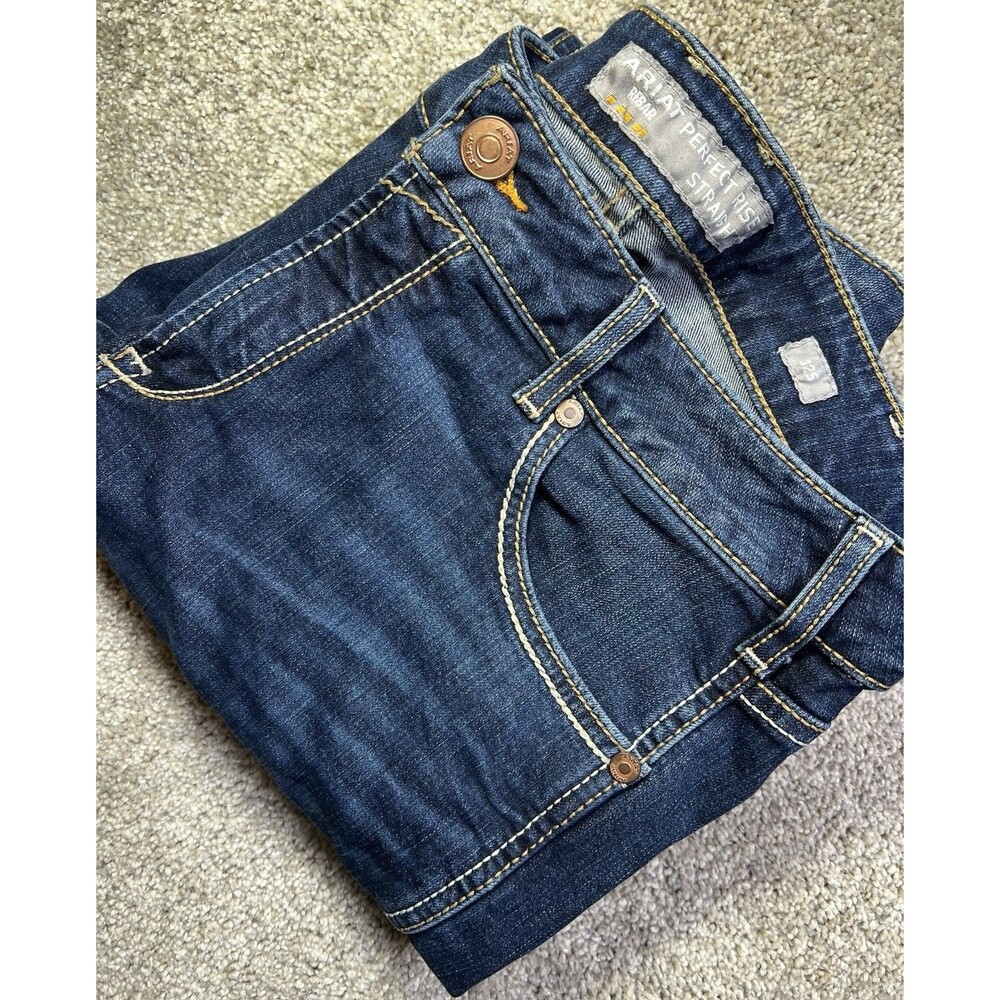 Ariat Rebar Perfect Rise Straight Women’s Jeans 34x32 (Tag32S) Atlanta Riveter